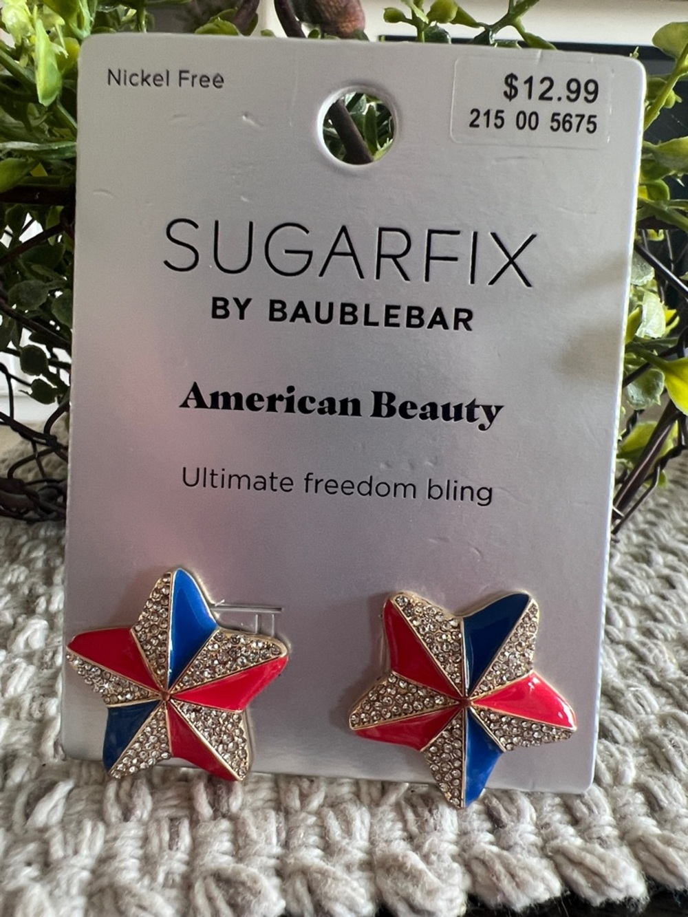 Sugarfix by BaubleBar American Beauty Star Stud Earrings
